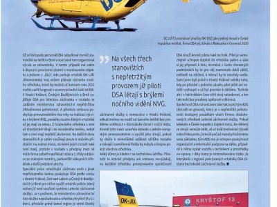 Článek časopisu Letectví a kosmonautika: DSA v záchrance největší